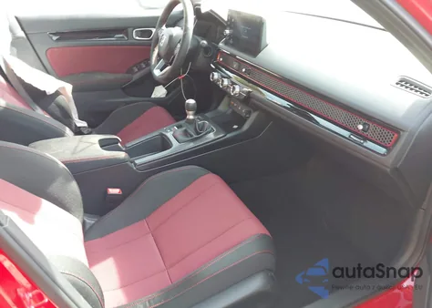 2025 Honda Civic Si Base W/High Performance Summer Tires/ из США, поврежденный, VIN 2HGFE1E57SH474212